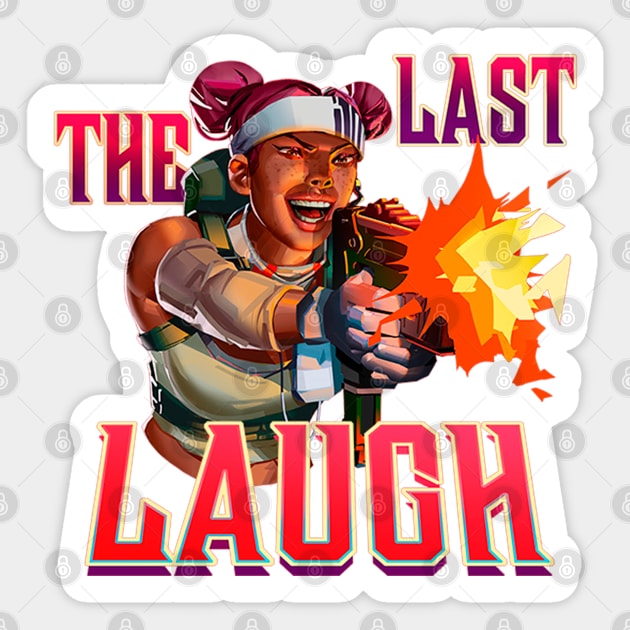 Lifeline - The Last Laugh Sticker by Paul Draw